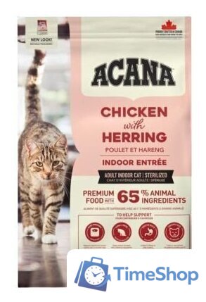 Сухой корм для кошек Acana Indoor Entree 4.5 кг - Изображение №1 — Интернет-магазин Time-Shop