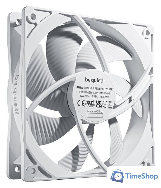 Комплект вентиляторов для корпуса be quiet! Pure Wings 3 120mm PWM Reverse BL136 - Изображение №4 — Интернет-магазин Time-Shop