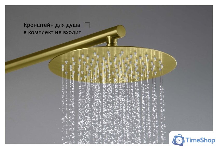 Верхний душ Aquatek AQ2073BG (золото) - Изображение №6 — Интернет-магазин Time-Shop