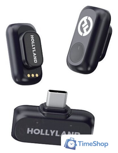 Радиосистема Hollyland LARK A1 Mini Duo USB-C (темно-серый) - Изображение №1 — Интернет-магазин Time-Shop