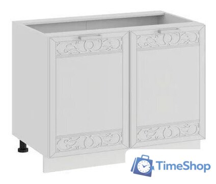 Шкаф напольный Трия Долорес 1Н8 (сноу) - Изображение №1 — Интернет-магазин Time-Shop