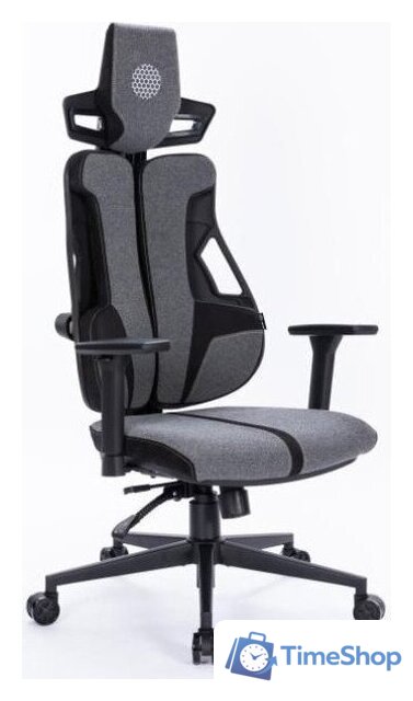 Игровое (геймерское) кресло CACTUS CS-CHR-DUO-GYBK (серый/черный) - Изображение №16 — Интернет-магазин Time-Shop