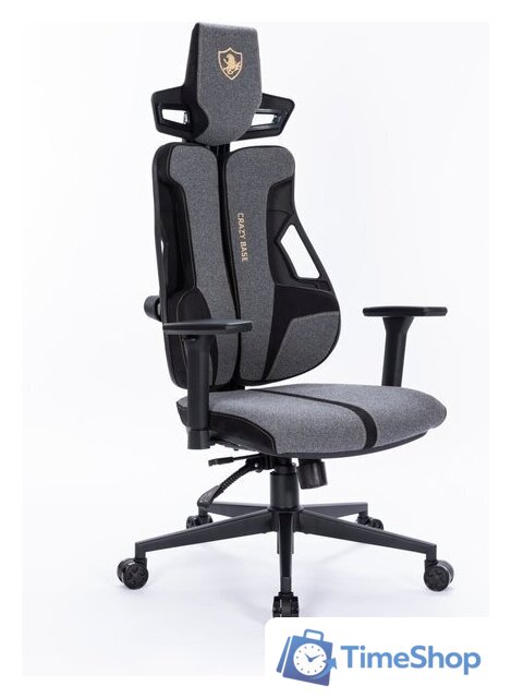 Игровое (геймерское) кресло CACTUS CS-CHR-DUO-GYBK (серый/черный) - Изображение №9 — Интернет-магазин Time-Shop