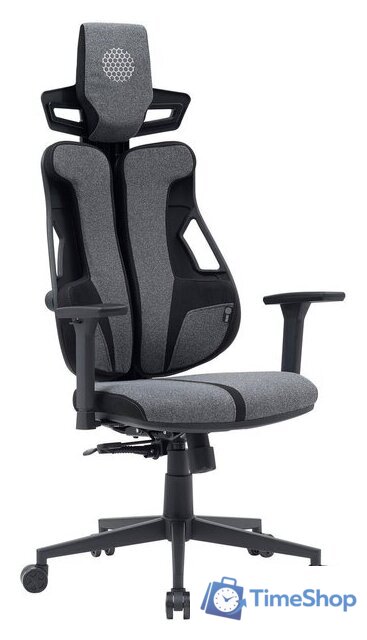 Игровое (геймерское) кресло CACTUS CS-CHR-DUO-GYBK (серый/черный) - Изображение №1 — Интернет-магазин Time-Shop