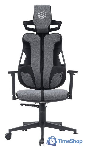 Игровое (геймерское) кресло CACTUS CS-CHR-DUO-GYBK (серый/черный) - Изображение №2 — Интернет-магазин Time-Shop