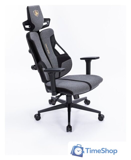 Игровое (геймерское) кресло CACTUS CS-CHR-DUO-GYBK (серый/черный) - Изображение №7 — Интернет-магазин Time-Shop
