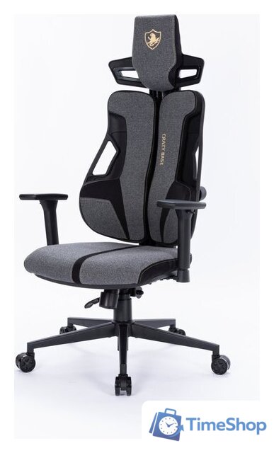 Игровое (геймерское) кресло CACTUS CS-CHR-DUO-GYBK (серый/черный) - Изображение №13 — Интернет-магазин Time-Shop