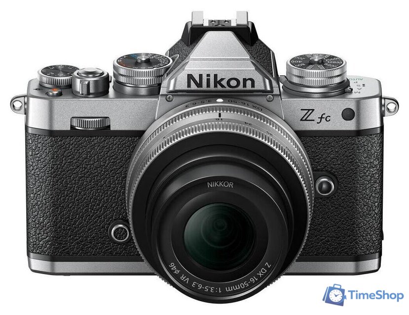 Беззеркальный фотоаппарат Nikon Z fc Kit 16-50mm (черный/серебристый) - Изображение №2 — Интернет-магазин Time-Shop