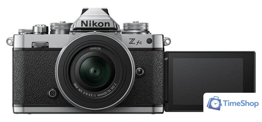 Беззеркальный фотоаппарат Nikon Z fc Kit 16-50mm (черный/серебристый) - Изображение №6 — Интернет-магазин Time-Shop