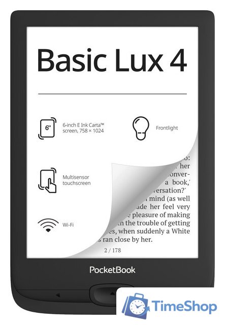 Электронная книга PocketBook 618 Basic Lux 4 - Изображение №1 — Интернет-магазин Time-Shop