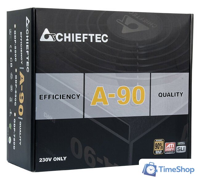 Блок питания Chieftec A-90 (GDP-650C) - Изображение №4 — Интернет-магазин Time-Shop