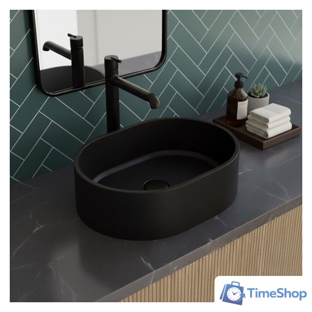 Умывальник Lauter Oliva 21O486DB (Deep Black) - Изображение №5 — Интернет-магазин Time-Shop