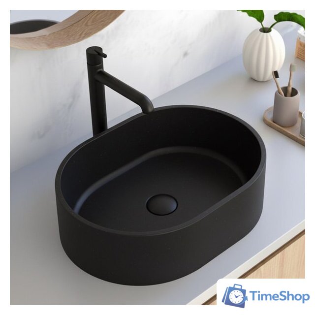 Умывальник Lauter Oliva 21O486DB (Deep Black) - Изображение №9 — Интернет-магазин Time-Shop