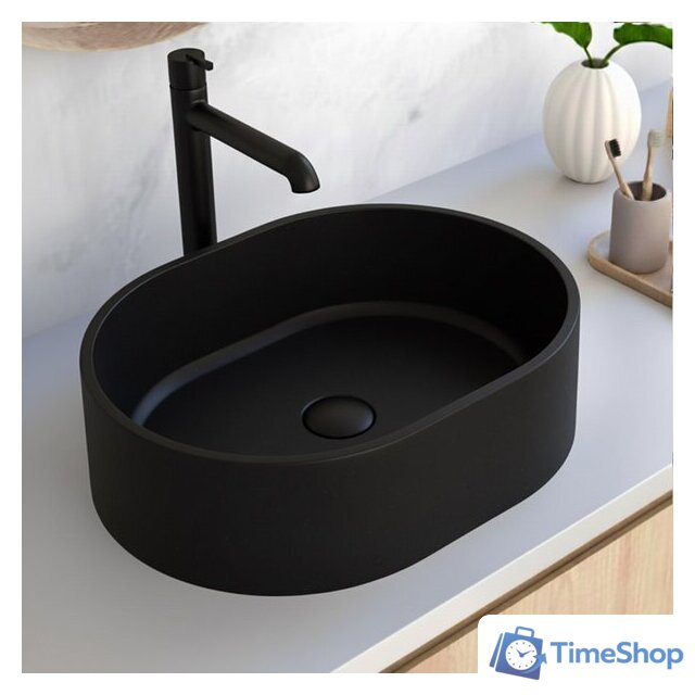 Умывальник Lauter Oliva 21O486DB (Deep Black) - Изображение №6 — Интернет-магазин Time-Shop