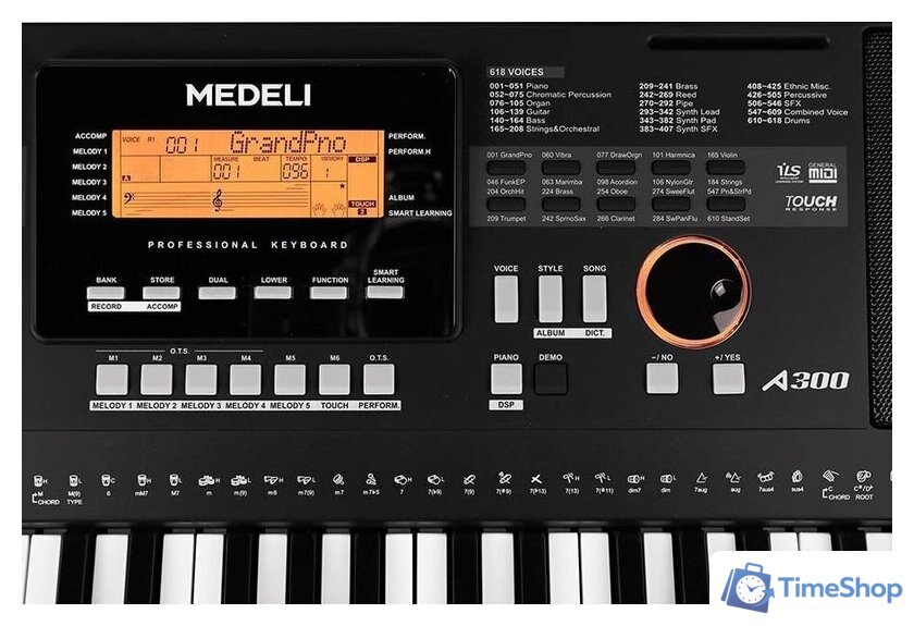 Синтезатор Medeli A300 - Изображение №6 — Интернет-магазин Time-Shop