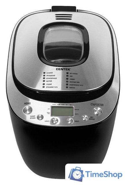 Хлебопечка CENTEK CT-1418 (черный) - Изображение №2 — Интернет-магазин Time-Shop