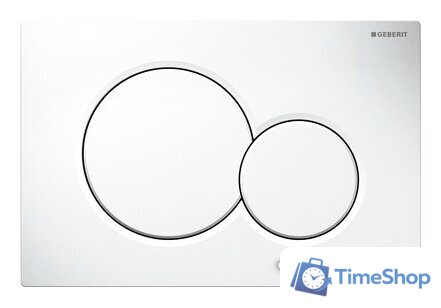 Панель смыва Geberit Sigma 01 115.770.11.5 (белый) - Изображение №1 — Интернет-магазин Time-Shop