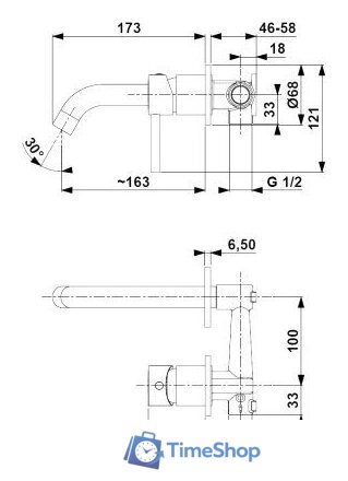 Смеситель Armatura Moza 5039-810-81 - Изображение №2 — Интернет-магазин Time-Shop