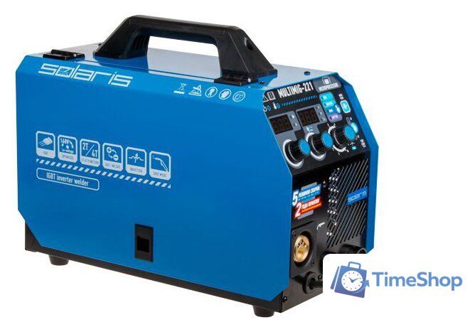 Сварочный инвертор Solaris MULTIMIG-221 - Изображение №1 — Интернет-магазин Time-Shop