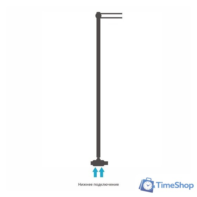 Полотенцесушитель Сунержа Лайк EU50 1200х50 03-0213-1200 - Изображение №4 — Интернет-магазин Time-Shop