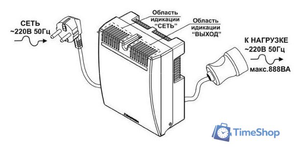 Стабилизатор напряжения Бастион Teplocom ST-888 - Изображение №9 — Интернет-магазин Time-Shop