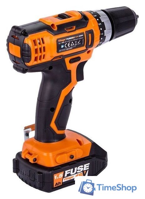 Дрель-шуруповерт Villager Fuse VLN 3220 056361 (без АКБ) - Изображение №5 — Интернет-магазин Time-Shop
