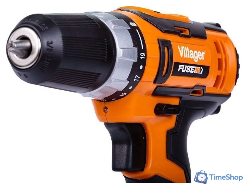 Дрель-шуруповерт Villager Fuse VLN 3220 056361 (без АКБ) - Изображение №9 — Интернет-магазин Time-Shop