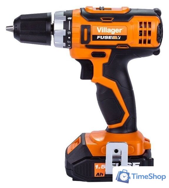 Дрель-шуруповерт Villager Fuse VLN 3220 056361 (без АКБ) - Изображение №3 — Интернет-магазин Time-Shop