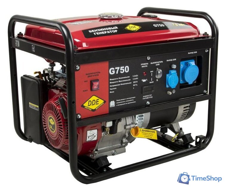 Бензиновый генератор DDE G750 - Изображение №1 — Интернет-магазин Time-Shop