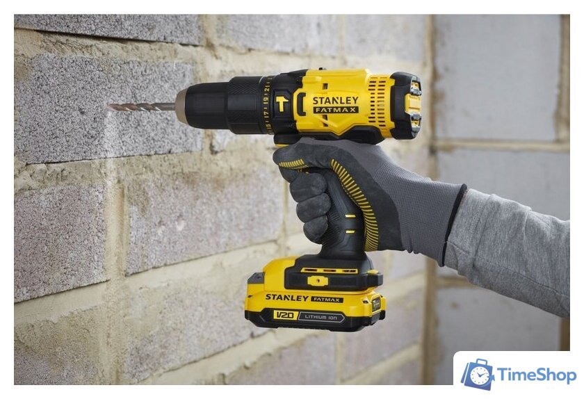  Stanley SFMCK465D2S (шуруповерт, винтоверт, 2 АКБ, сумка) - Изображение №6 — Интернет-магазин Time-Shop