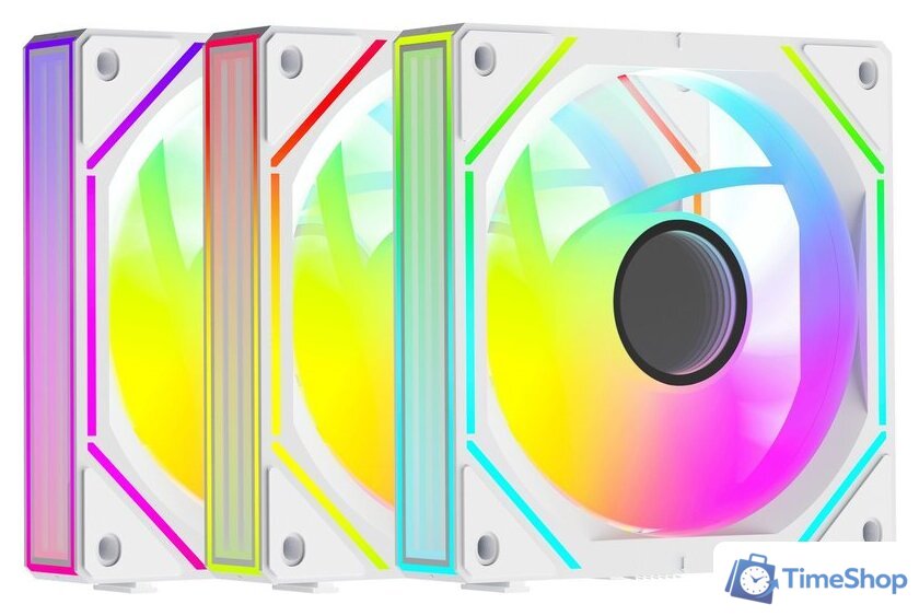 Комплект вентиляторов для корпуса Ocypus Gamma F12 Uni WH ARGB 3IN1 - Изображение №1 — Интернет-магазин Time-Shop