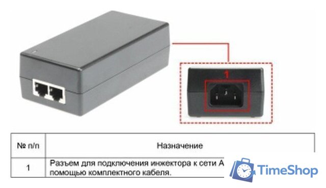 PoE-инжектор Osnovo Midspan-1/650G - Изображение №4 — Интернет-магазин Time-Shop