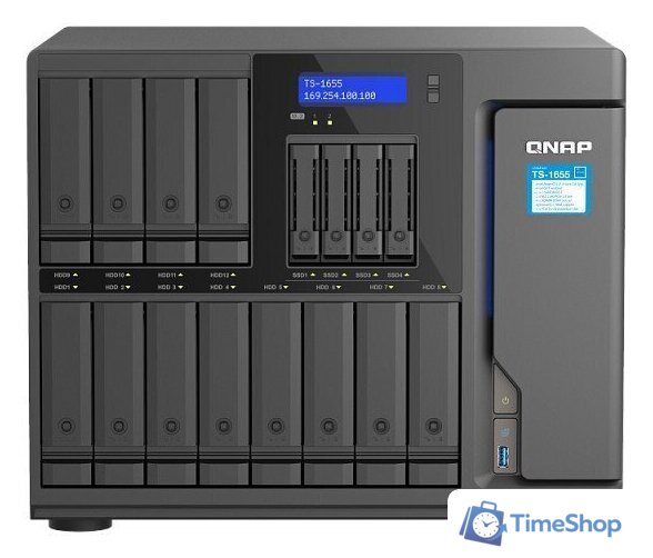 Сетевой накопитель QNAP TS-1655-8G - Изображение №1 — Интернет-магазин Time-Shop