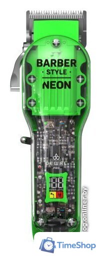 Машинка для стрижки волос Dewal Baber Style Neon 03-081 Green - Изображение №1 — Интернет-магазин Time-Shop