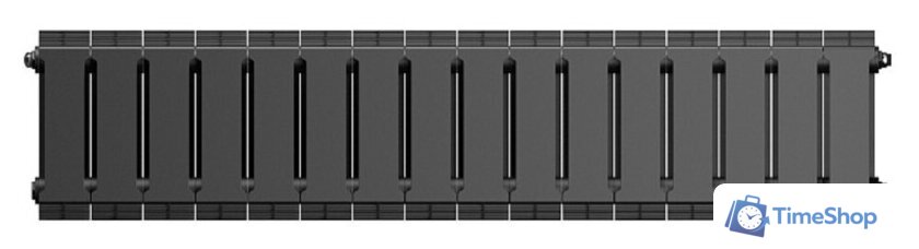 Биметаллический радиатор Royal Thermo PianoForte 200 Noir Sable (16 секций) - Изображение №3 — Интернет-магазин Time-Shop