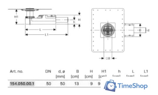 Трап/канал Geberit CleanLine 154.050.00.1 - Изображение №2 — Интернет-магазин Time-Shop