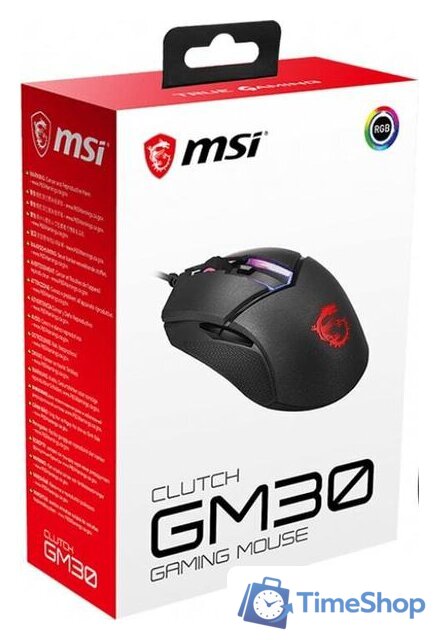 Игровая мышь MSI Clutch GM30 - Изображение №5 — Интернет-магазин Time-Shop