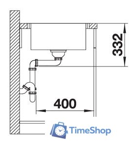 Кухонная мойка Blanco Lemis 45 S-IF Mini - Изображение №4 — Интернет-магазин Time-Shop