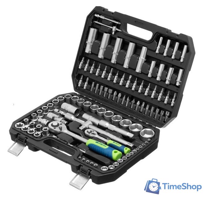 Универсальный набор инструментов СибрТех 13389 (108 предметов) - Изображение №1 — Интернет-магазин Time-Shop