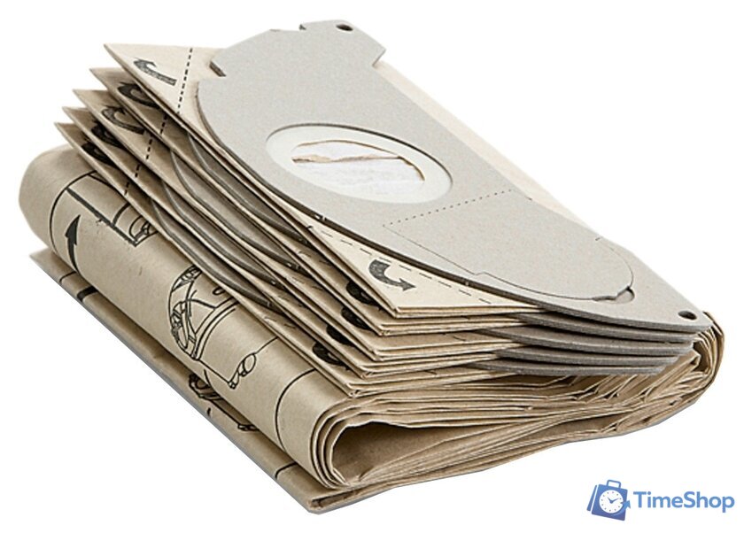 Комплект одноразовых мешков Karcher 6.904-143.0 - Изображение №1 — Интернет-магазин Time-Shop