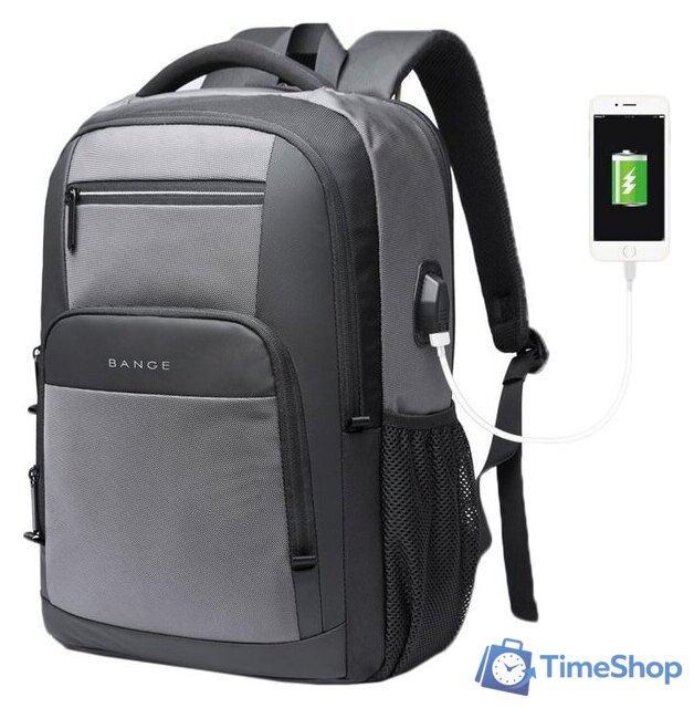 Городской рюкзак Bange BG1921 (серый) - Изображение №1 — Интернет-магазин Time-Shop