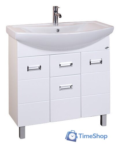  Onika Тумба под умывальник Балтика 80.14 (белый) [108023] - Изображение №1 — Интернет-магазин Time-Shop