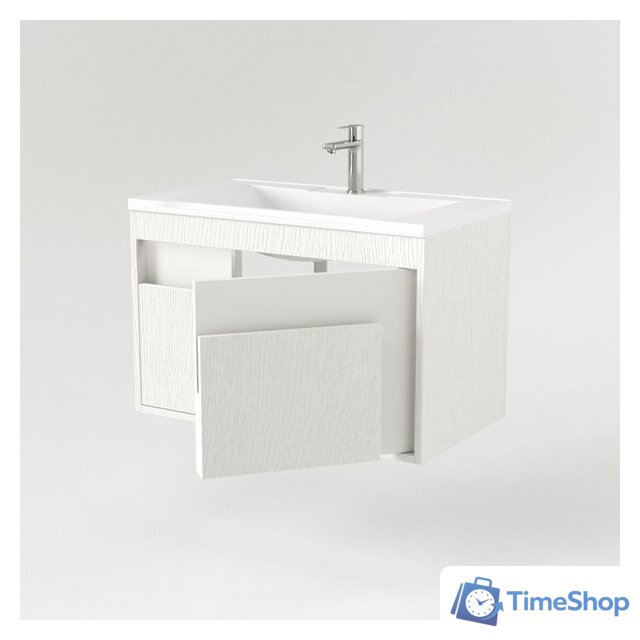  Дабер Тумба под умывальник 016 Тобага/Эридан 80 Т16.8Т.0.5_light (с подсветкой, белый древесный) - Изображение №2 — Интернет-магазин Time-Shop