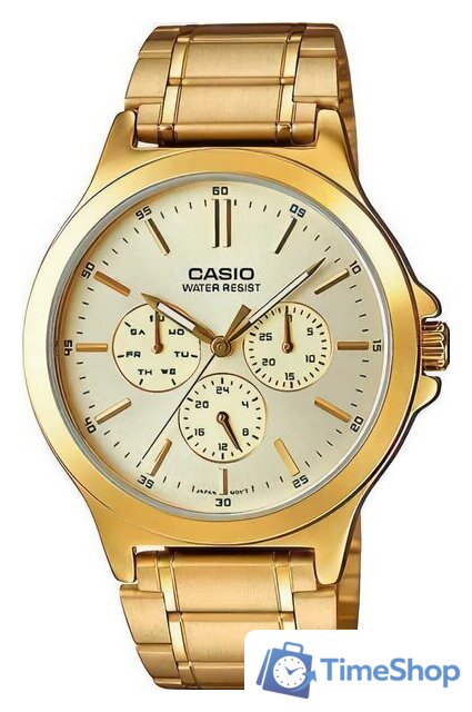 Наручные часы Casio MTP-V300G-9A - Изображение №1 — Интернет-магазин Time-Shop