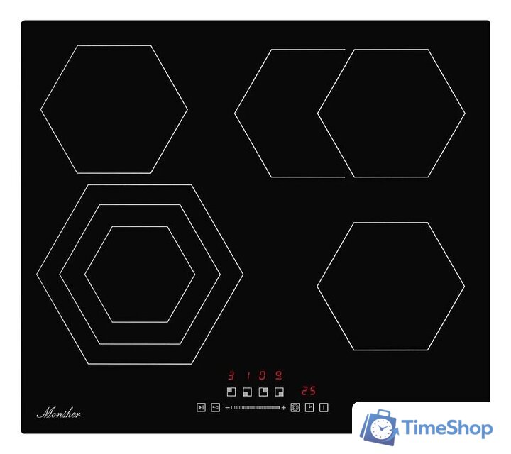 Варочная панель Monsher MHE 6019 - Изображение №2 — Интернет-магазин Time-Shop