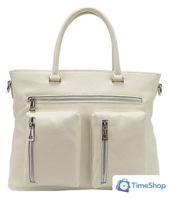 Женская сумка Poshete 845-SR20143OL-LBG (светло-бежевый) - Изображение №1 — Интернет-магазин Time-Shop