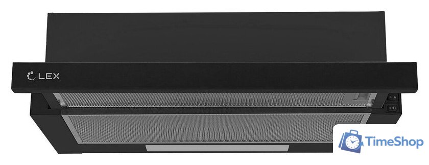 Кухонная вытяжка LEX Hermes G 600 Black - Изображение №1 — Интернет-магазин Time-Shop