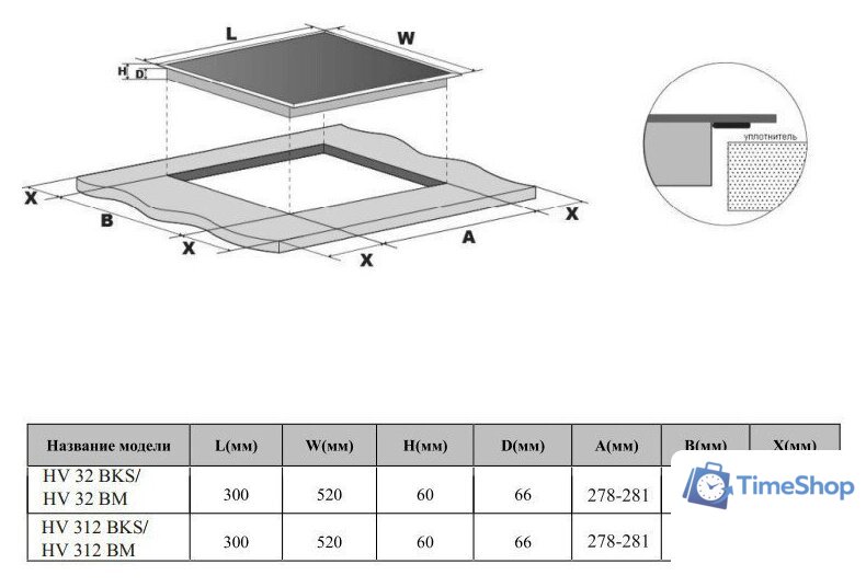 Варочная панель Weissgauff HV 32 BKS - Изображение №12 — Интернет-магазин Time-Shop