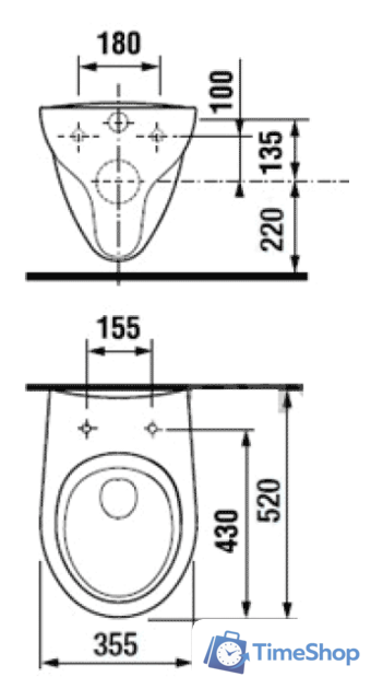Унитаз подвесной Roca Mateo [893100010] - Изображение №8 — Интернет-магазин Time-Shop