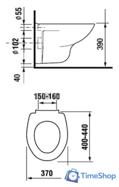 Унитаз подвесной Roca Mateo [893100010] - Изображение №9 — Интернет-магазин Time-Shop